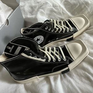 Rick Owens Converse Black Converse Edition Turbodrk Chuck 70 Hi Sneakers US 9.5